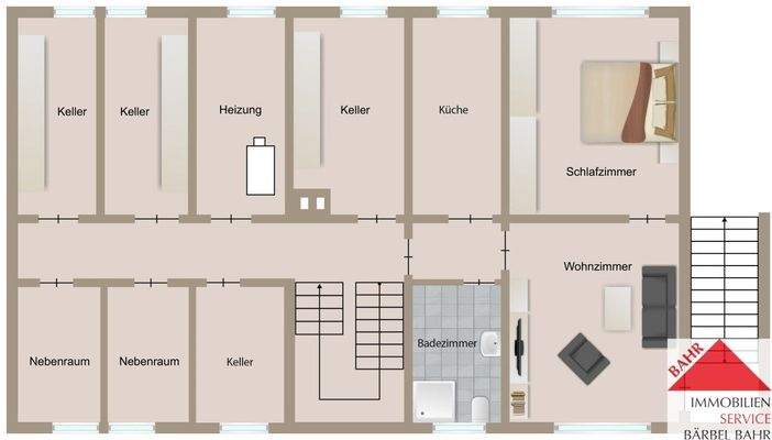 Gebäudeteil B Untergeschoss