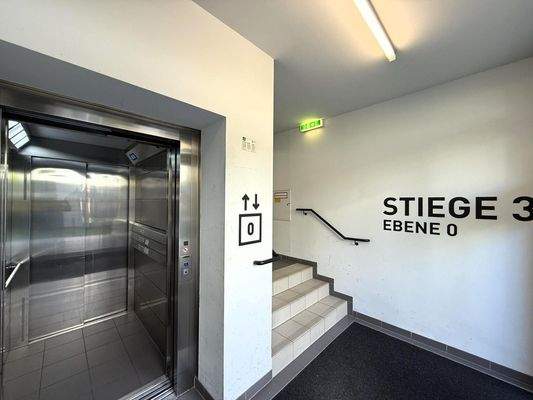 Innenhof / Eingang Stiege 3