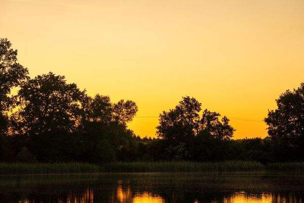 Sonnenuntergang am See