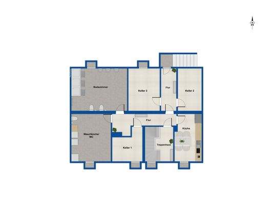 Grundriss UG Rosenweg