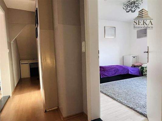 Flur und Schlafbereich Obergeschoss