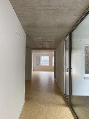 Balkon Richtung Wohnzimmer