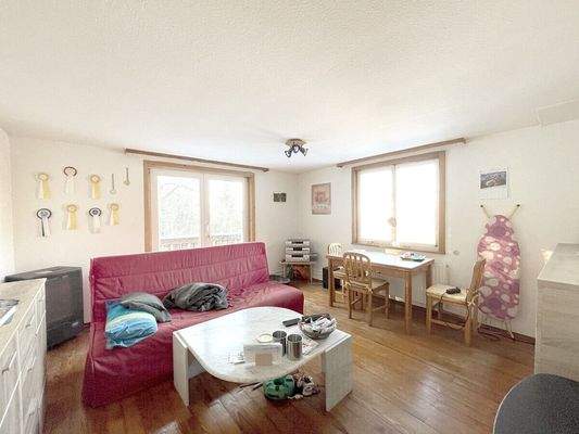 Großes helles Wohnzimmer im Anbau