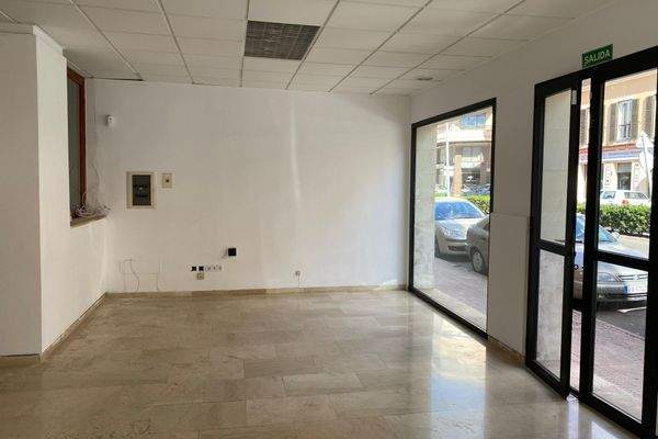 Helle Verkaufsfläche