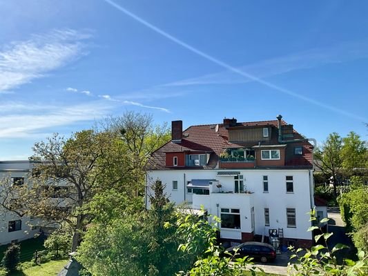 Blick vom Balkon