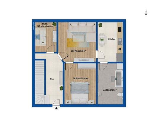 Maisonettenwohnung 1 Etage