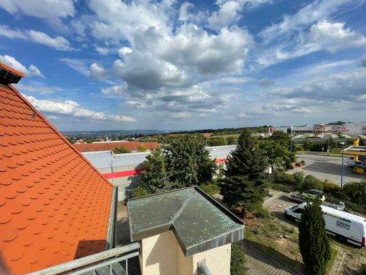 Ausblick Balkon Küche