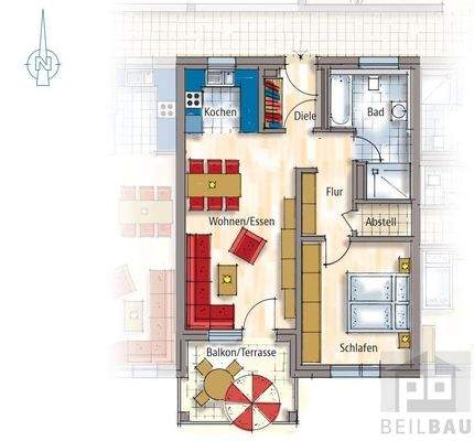 Grundrissplan A3 (ohne Maßstab)