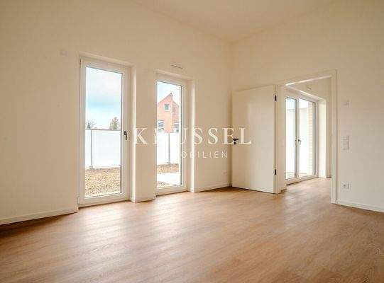 Lichtdurchflutet Schlafzimmer...