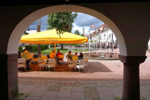 Blick auf den Marktplatz