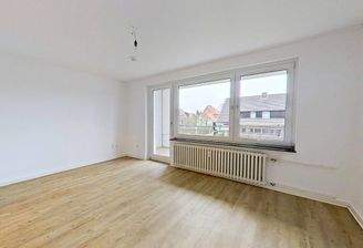 Ansicht I: Wohn- und Esszimmer