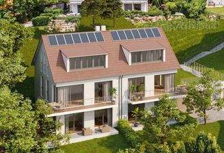 Frontansicht Haus A-B