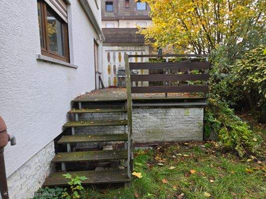 Treppe zur Terrasse