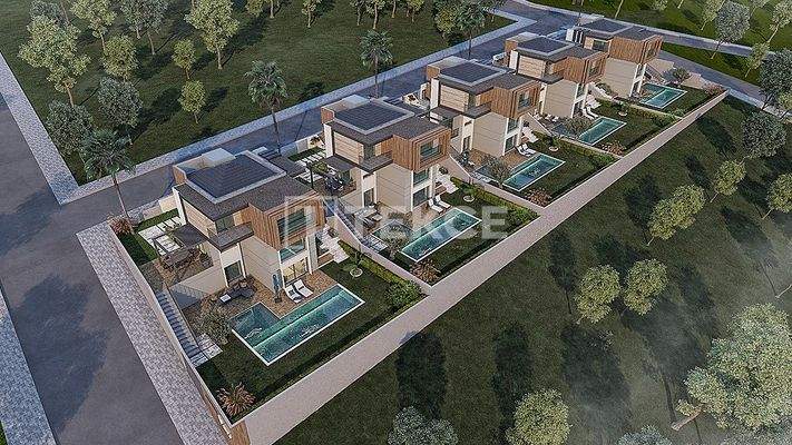 New Villas with Pools near the Beach in İzmir Güzelbahçe