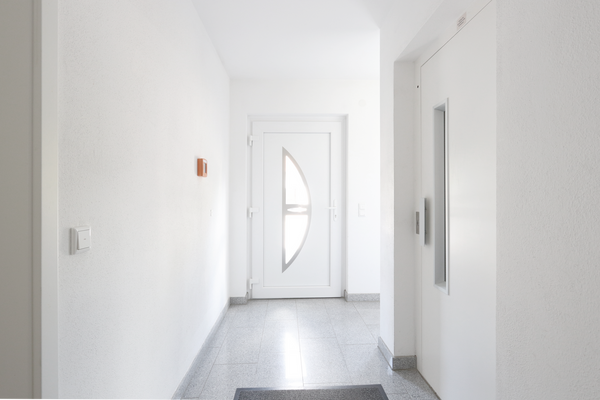 Vom Eingangsbereich...