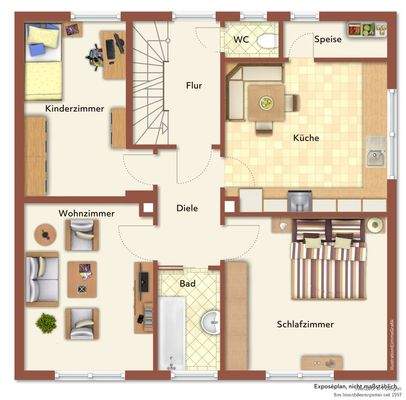 Grundriss Wohnung OG