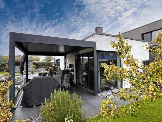 Überdachter Terrassenbereich