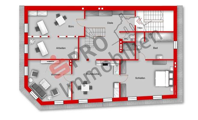 Grundriss Dachgeschoss