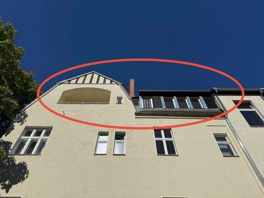 Außenansicht der Wohnung