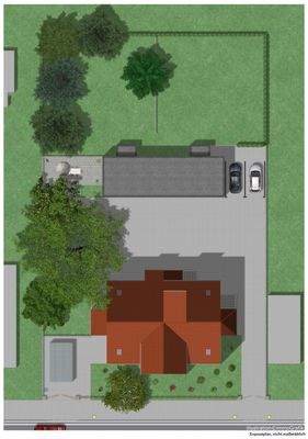 Lageplan des Grundstücks