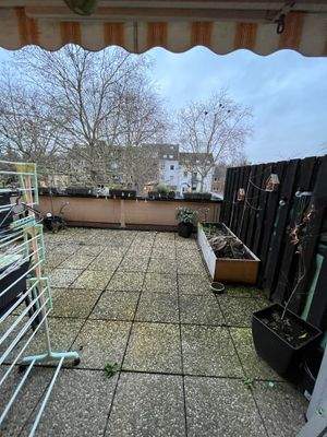 Dachterrasse Sicht aus WZ