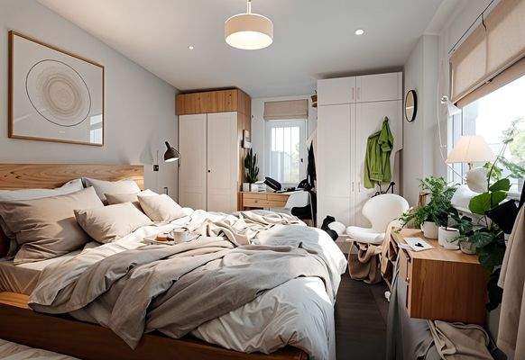 Das ruhige Schlafzimmer