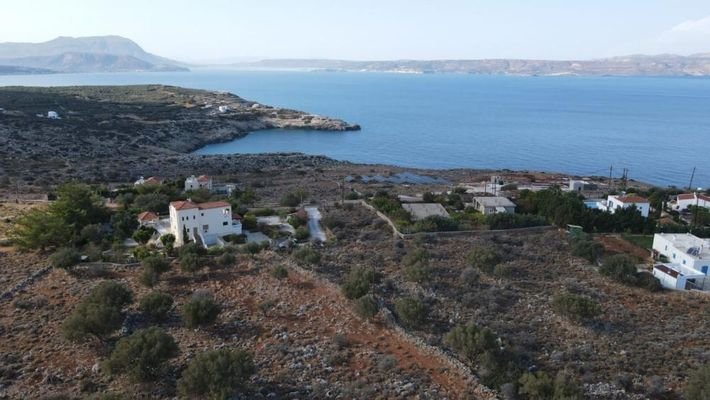 Kreta, Kokkino Chorio: Grundstück in fantastischer Lage zum Verkauf in Kokkino Chorio mit Baugenehmigung