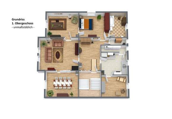 Grundriss Obergeschoss