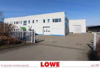 Ansicht Zufahrt Halle