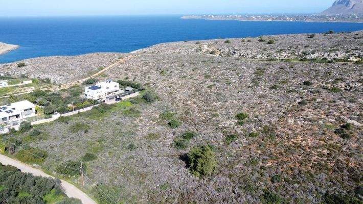Kreta, Agios Onoufrios: Eckgrundstück mit Meerblick zu verkaufen