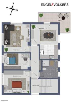 Grundriss Obergeschoss