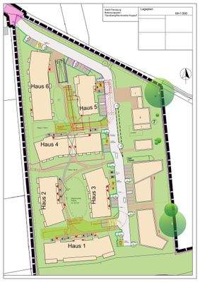 Lageplan Wohnquartier