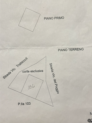 Grundriss Baugrundstück