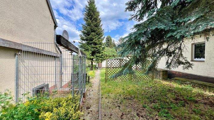 Blick in den hinteren Garten