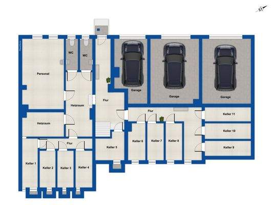 Grundriss Kellergeschoss