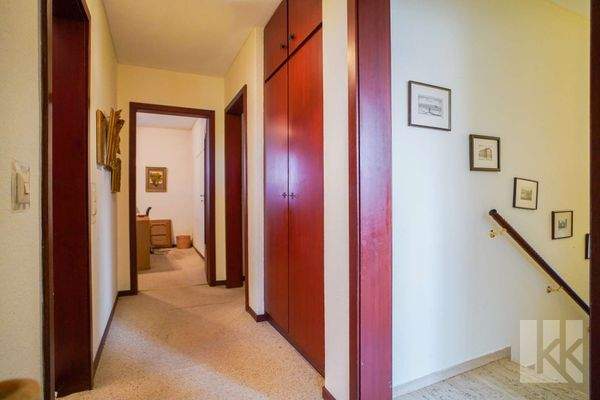 Der Flur verbindet die Zimmer des Obergeschoss