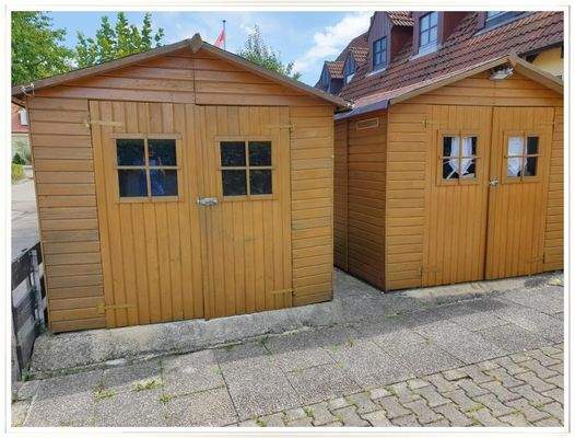 Gartenhäuschen Links 