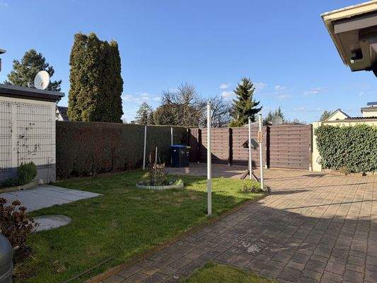 Gartenbereich mit Sitzecke