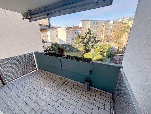 Balkon vom Wohnzimmer