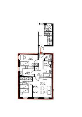Grundrisse 1.Obergechoss Mitte