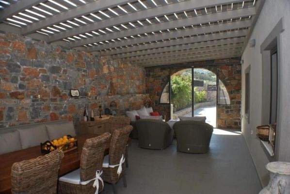 Kreta, Schisma Eloundas: Luxuriöse neue Villa mit Blick auf die Insel Spinalonga zu verkaufen