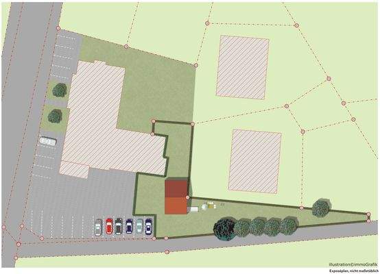 Doppelgarage (plus 600 qm Grundstück zur Sondernutzung)