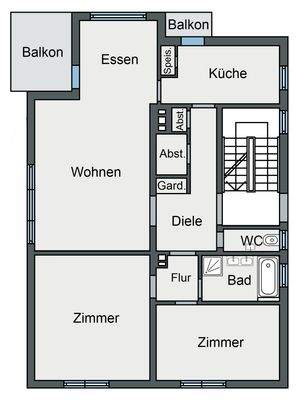 Grundriss EG &amp; OG