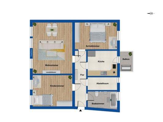 Wohnung Obergeschoss 2