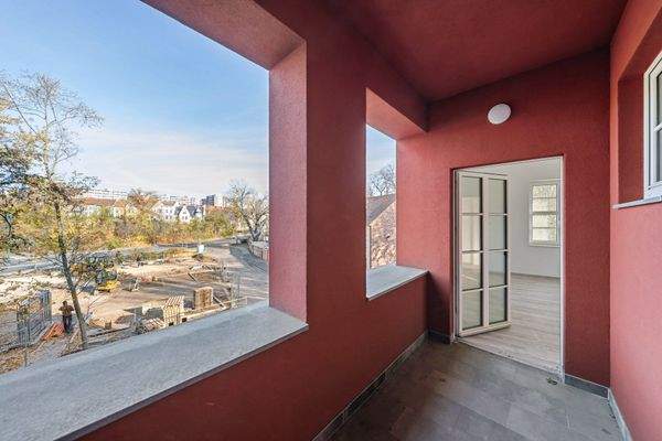 Balkon 2 in Nordausrichtung