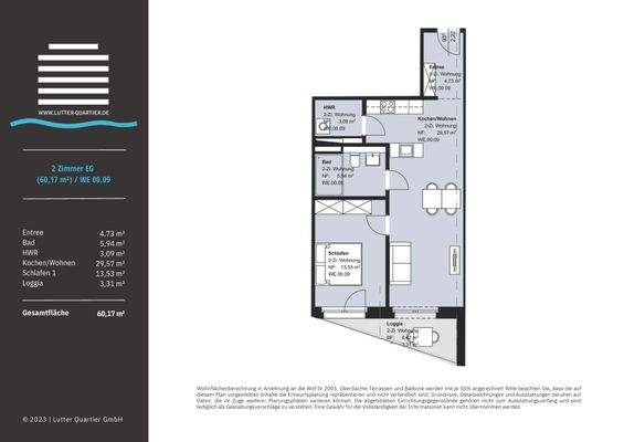 Wohnung 09 Lutter-Quartier