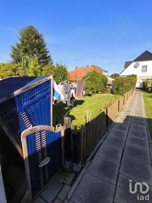 Garten mit Ansicht Rückseite