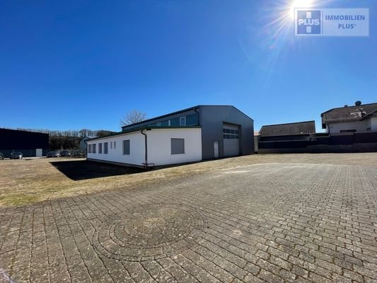 Seitenansicht Halle