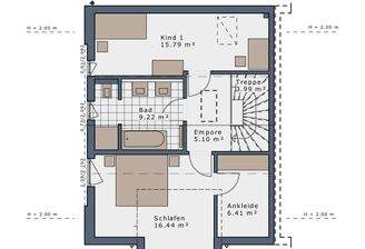Grundriss Obergeschoss