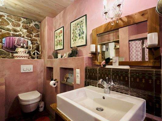 Das Badezimmer im Erdgeschoss